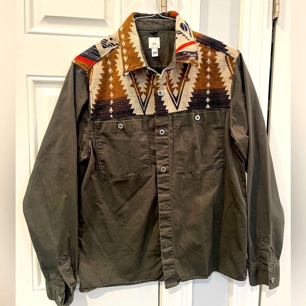 River island rare western/mountain button down